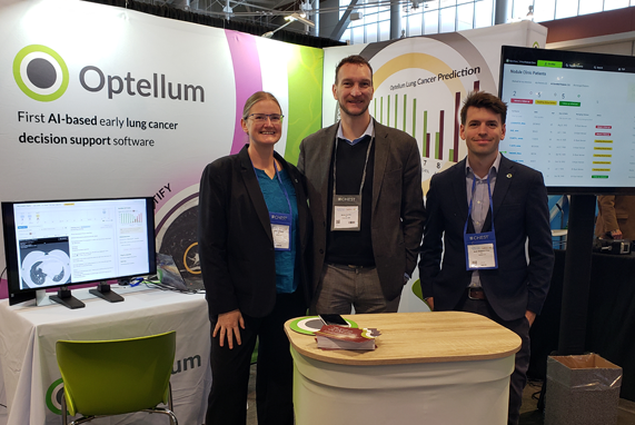 Dr Senitko with Senior Research Scientist and Founder Lyndsey Pickup and Research Scientist Noah Waterfield Price